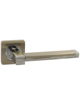 Дверная ручка Vantage V05 на квадратной розетке SN матовый никель